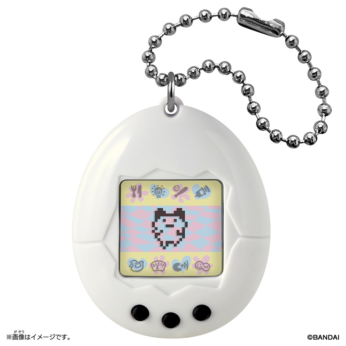 Bandai Original Tamagotchi Gen 1 White (Electronic Toy) รูปภาพ 2