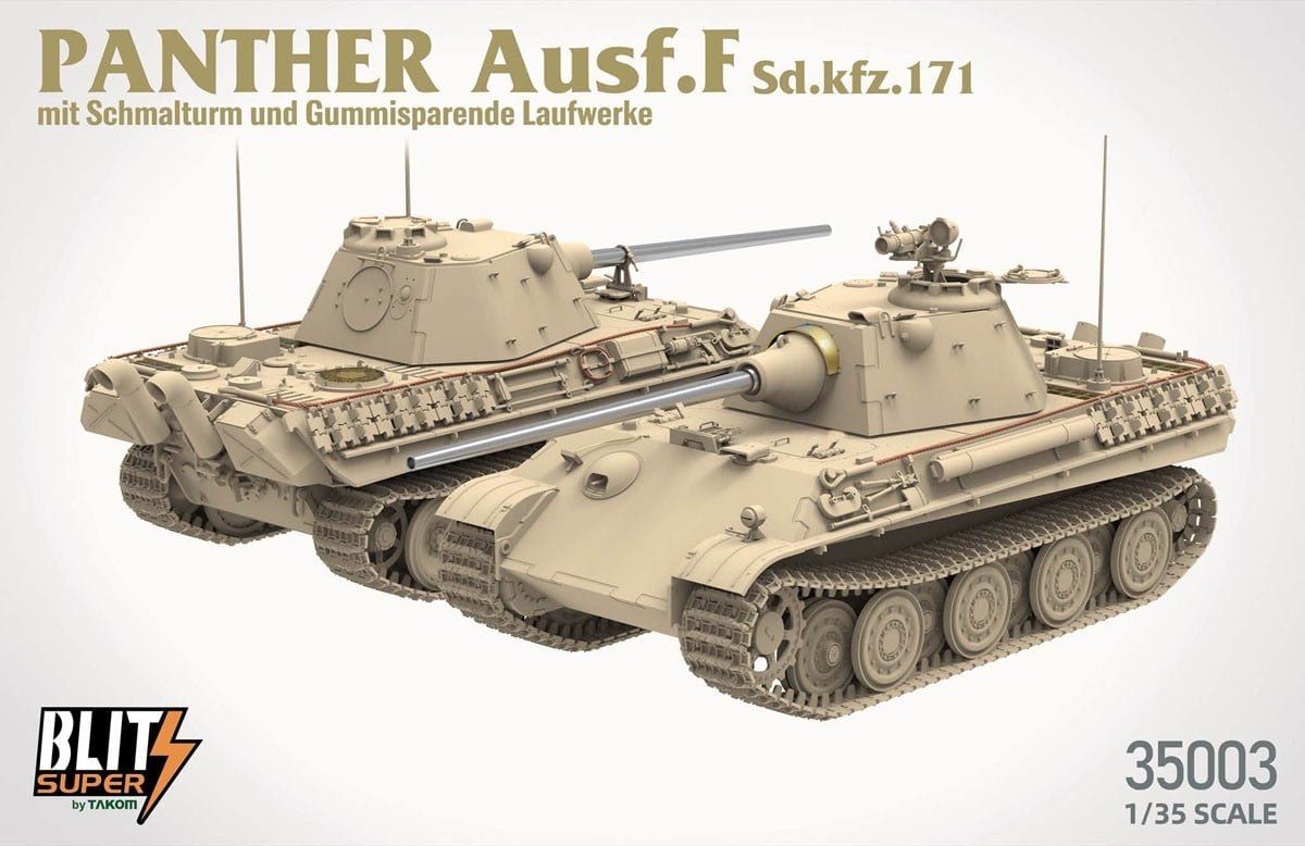 Takom `Super Blits` Panther Ausf.F w/Schmalturm &amp; Steel Wheels Bild 3