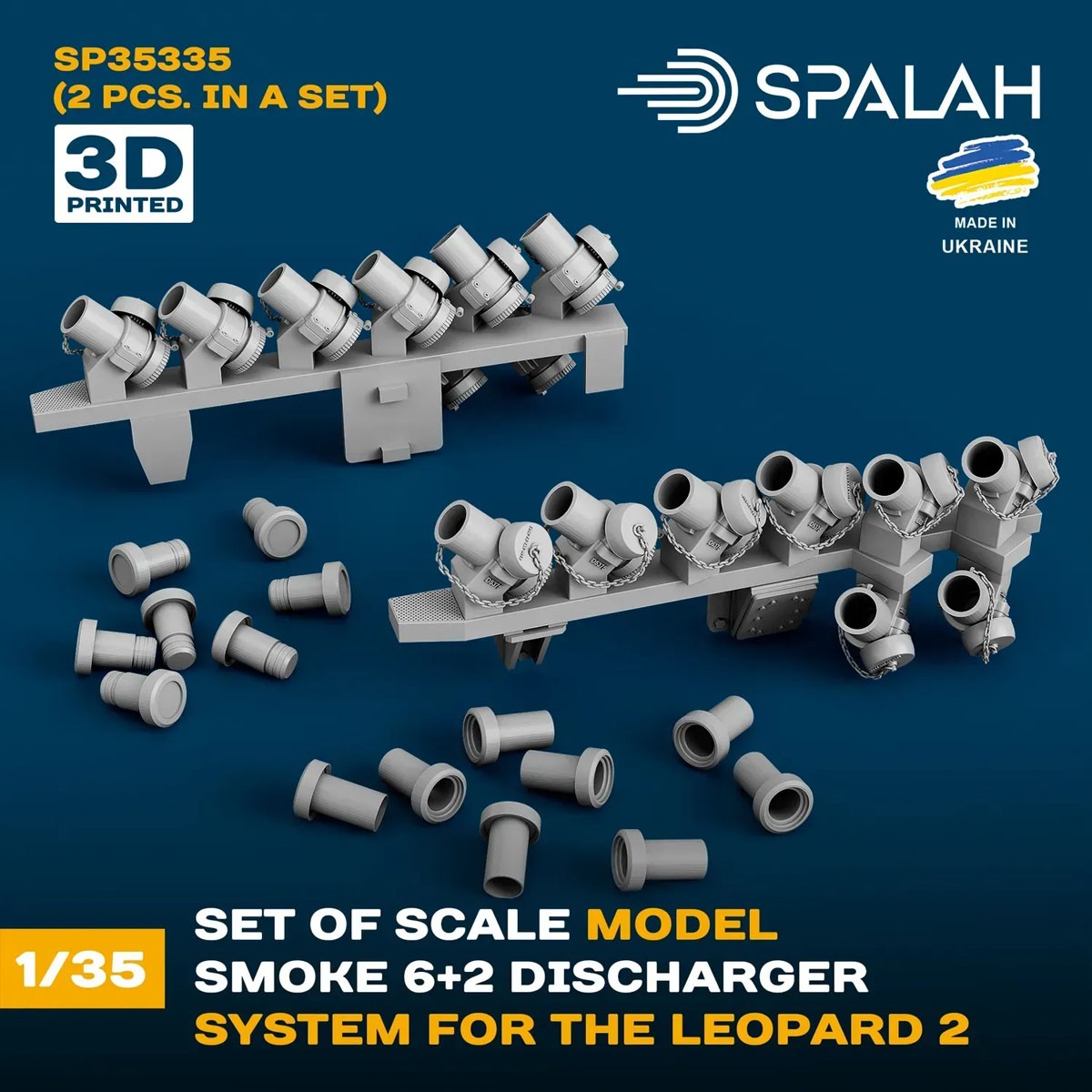 Spalah For the Leopard smoke 6+2 discharger system (Set of 2) hình ảnh 2