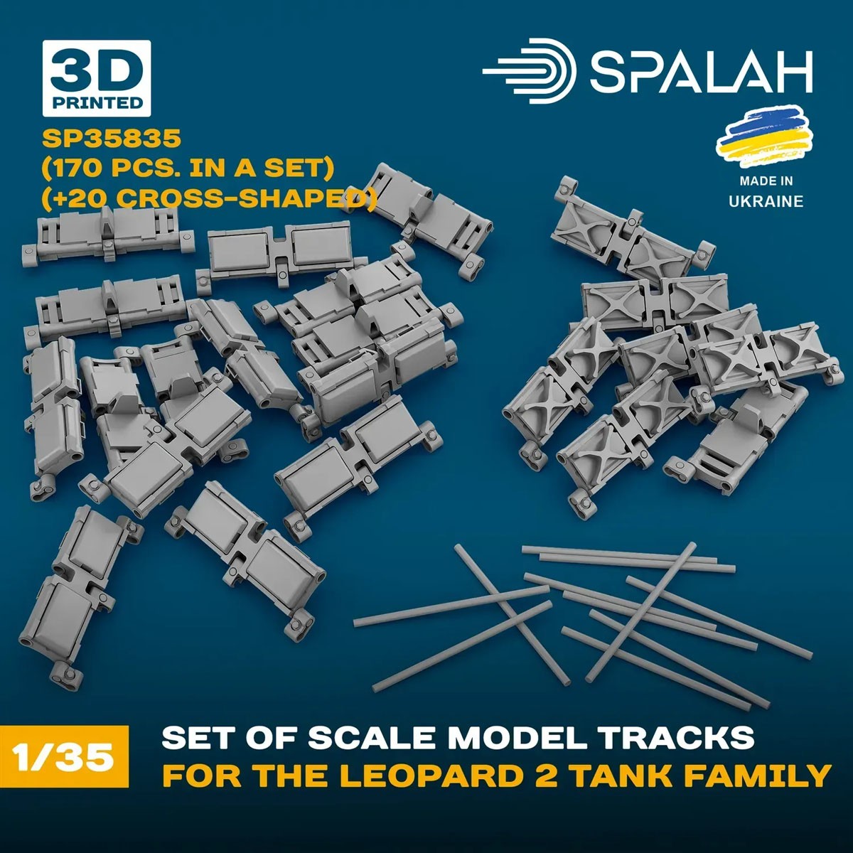 Spalah Worcable track links for the Leopard 2 tank family (Set of 170 + 20) รูปภาพ 4