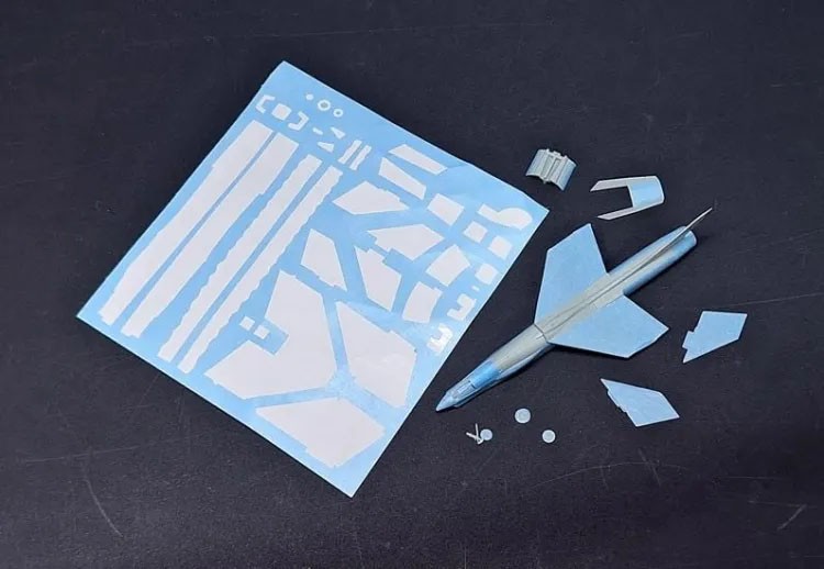 Model Art F-8E Crusader Masking sheet (for Model Art) (Plastic model) Bild 2