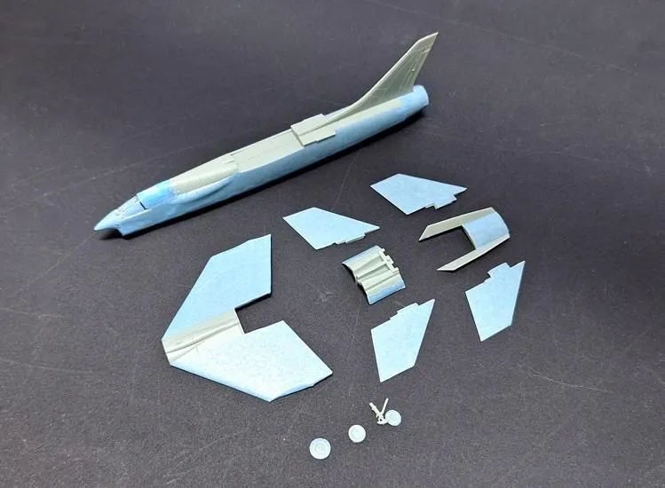 Model Art F-8E Crusader Masking sheet (for Model Art) (Plastic model) Bild 3