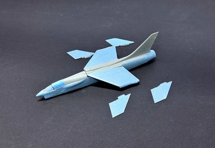 Model Art F-8E Crusader Masking sheet (for Model Art) (Plastic model) Bild 4