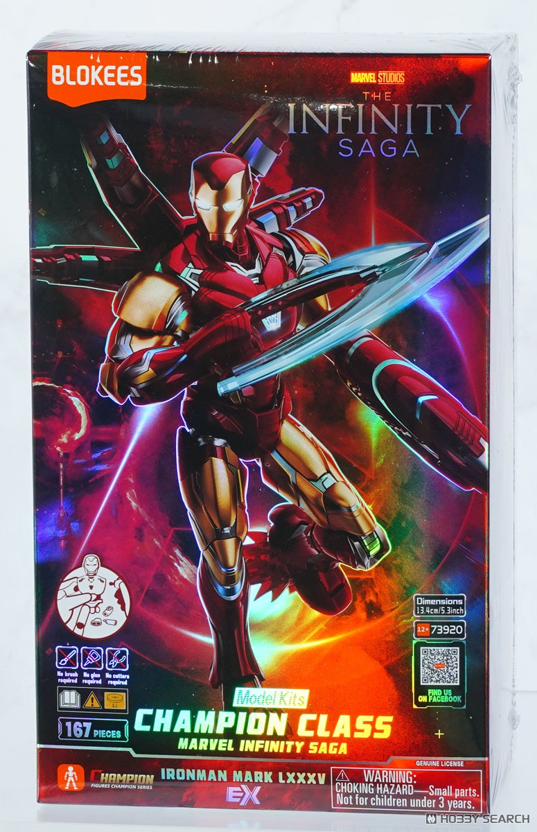 Blokees Blokees Marvel Champion Class 01 Iron Man MK85 EX 73920 (Plastic model) gambar 2
