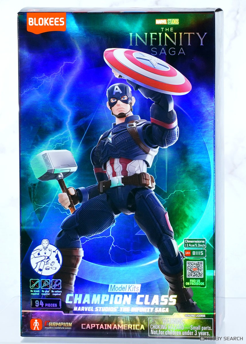Blokees Blokees Marvel Champion Class 03 Captain America 81115 (Plastic model) 圖片 2