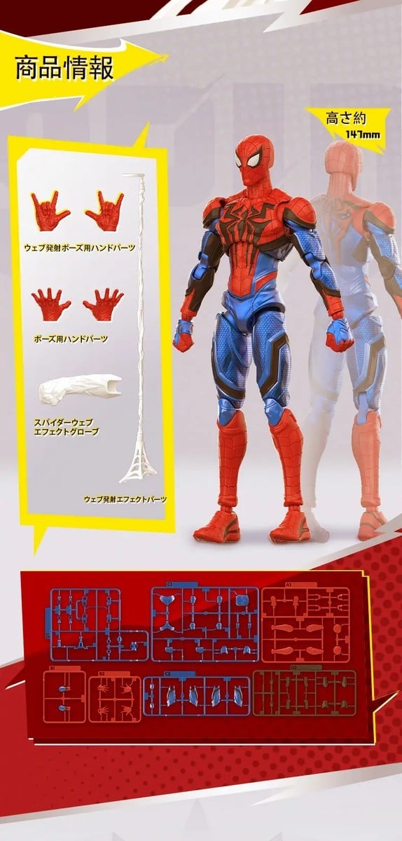 Blokees Blokees Marvel Champion Class 06 Spider-Man 81118 (Plastic model) รูปภาพ 4
