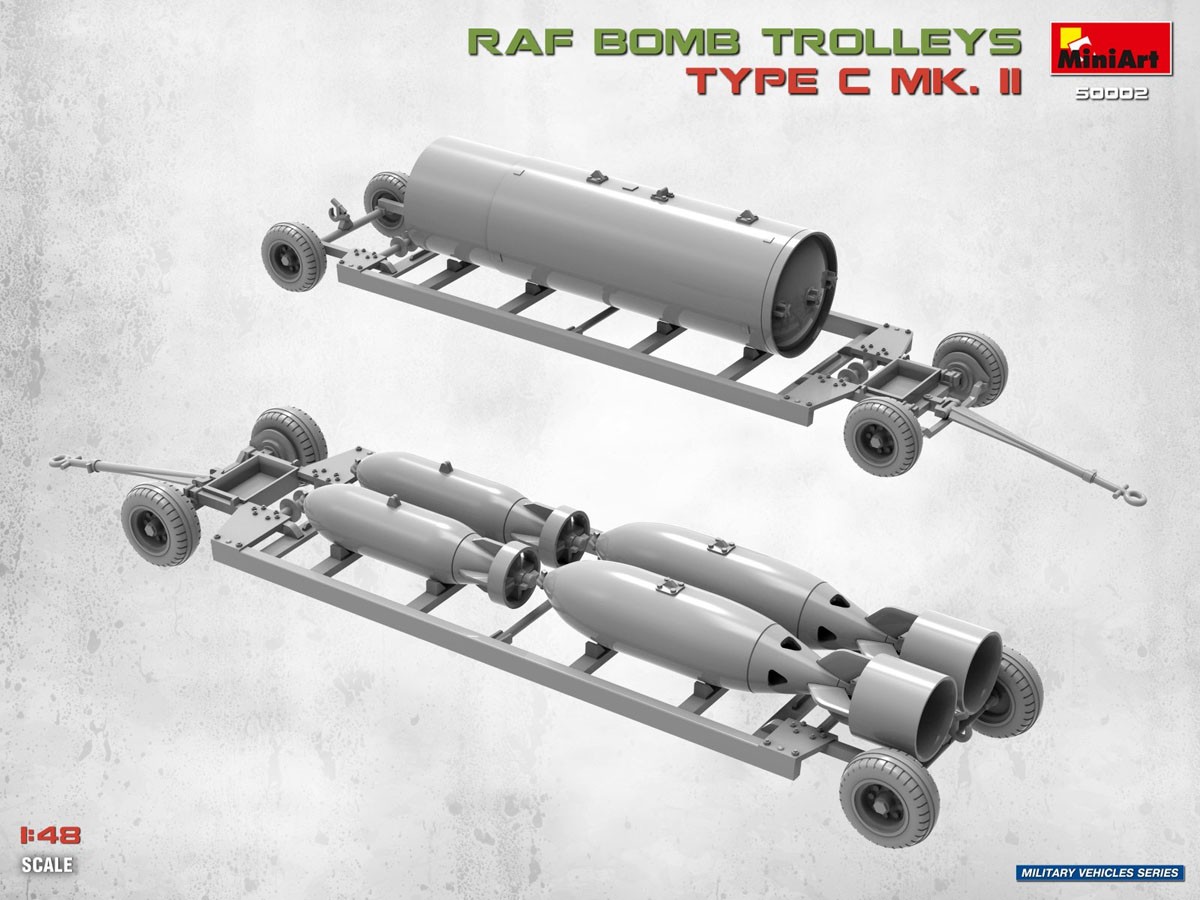 Mini Art RAF BOMB TROLLEYS TYPE C MK. II (Plastic model) Bild 5