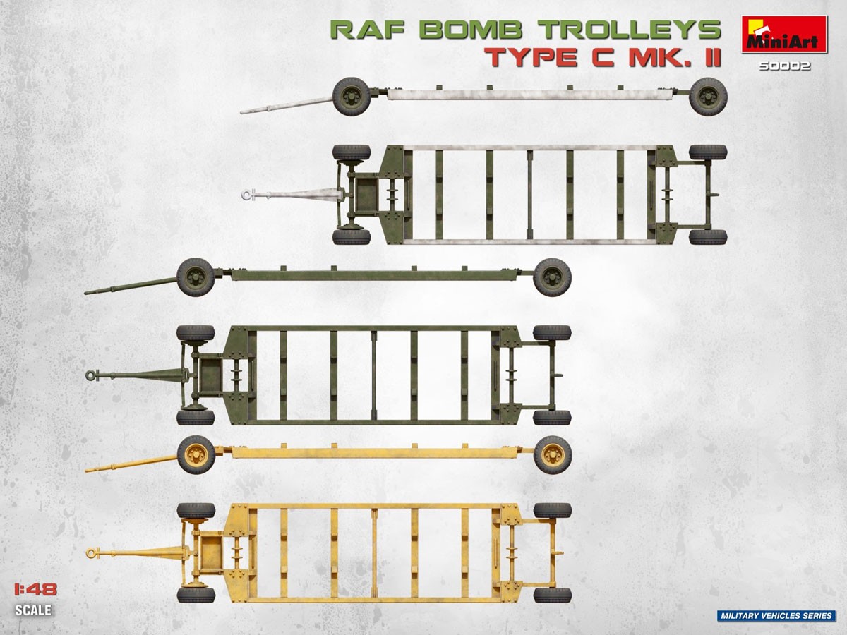 Mini Art RAF BOMB TROLLEYS TYPE C MK. II (Plastic model) Bild 8