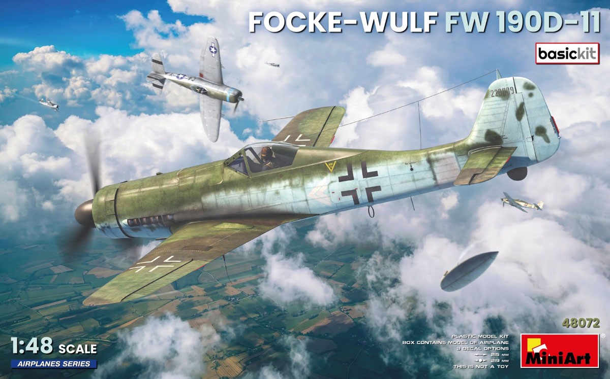 Mini Art 포케불프 Fw 190D-11 베이직 키트 (프라모델) 이미지 2