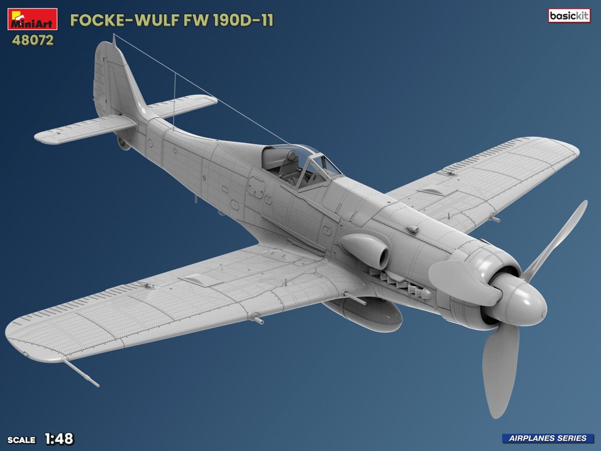 Mini Art 포케불프 Fw 190D-11 베이직 키트 (프라모델) 이미지 5