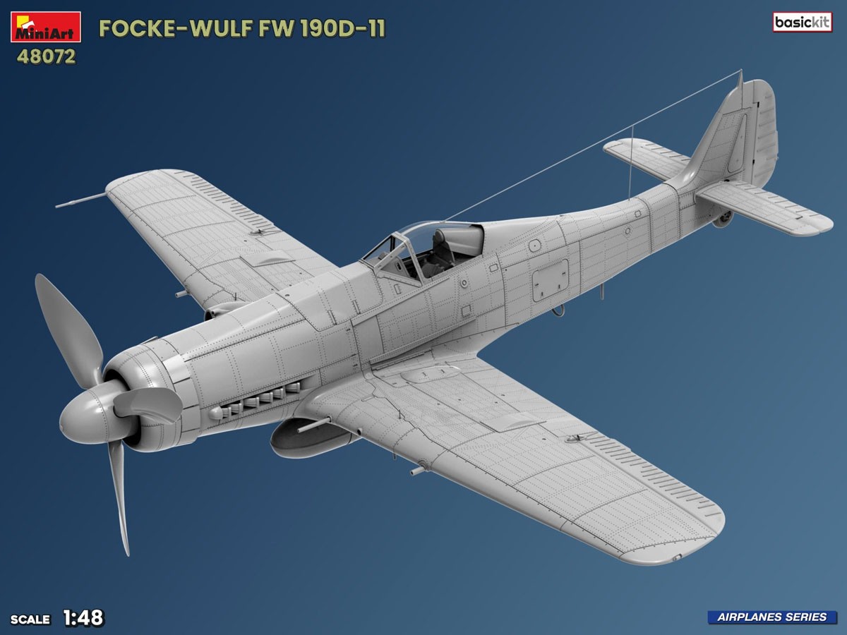 Mini Art 포케불프 Fw 190D-11 베이직 키트 (프라모델) 이미지 7