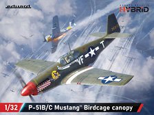 Eduard P-51B/C 머스탱 버드케이지 캐노피 하이브리드 (프라모델) 이미지 1