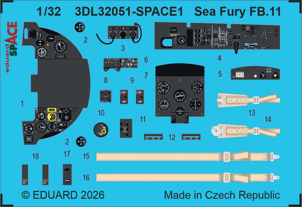 Eduard Sea Fury FB.11 SPACE (for DBMK) image 2