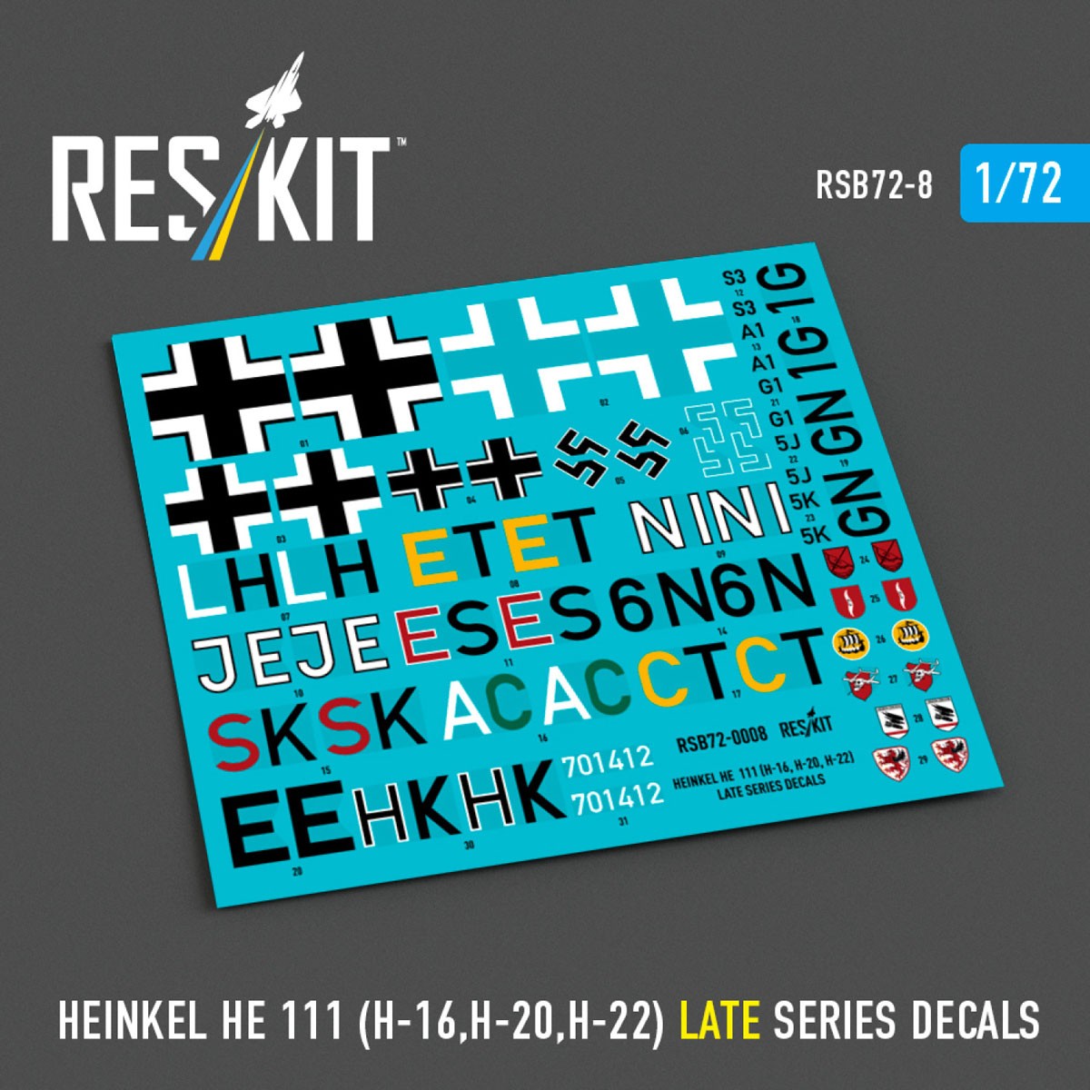 Reskit Heinkel He 111 (H-16,H-20,H-22) late series รูปภาพ 2