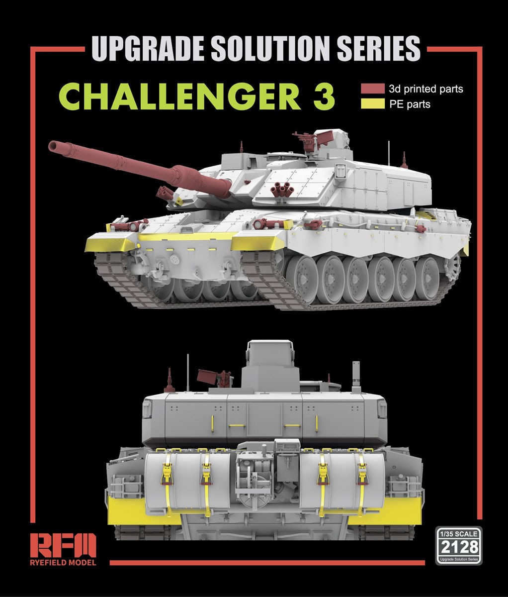 Rye Field Model チャレンジャー3 アップグレードパーツセット (for RFM5166) (プラモデル) 画像 2