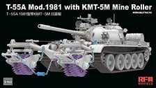 Rye Field Model T-55A Mod.1981 w/KMT-5M Mine Roller (Plastic model) image 1