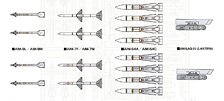 Fine Molds U.S. Army Aircraft Missile Set 1 (F-14) (Plastic model)