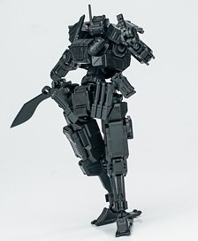 SHEIK MAINLAND 3 min project Series FENRIR Assault Type 1/18 Scale Plastic Model Kit (Black) (Plastic model) imagen 1