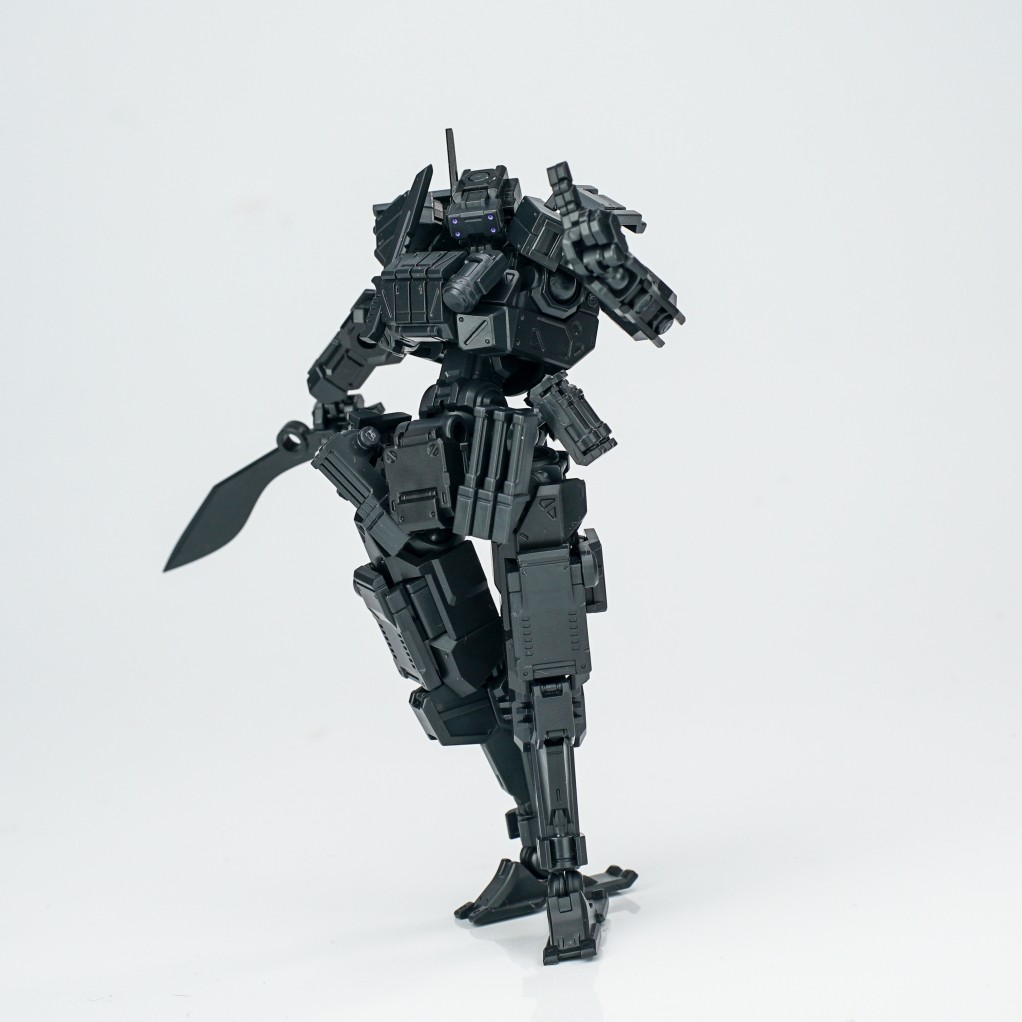 SHEIK MAINLAND 3 min project Series FENRIR Assault Type 1/18 Scale Plastic Model Kit (Black) (Plastic model) imagen 2