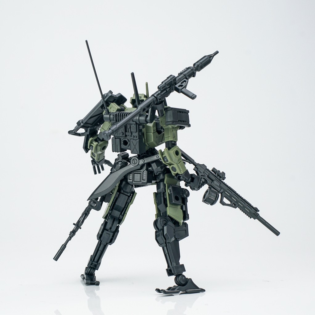 SHEIK MAINLAND 3 min project Series FENRIR Assault Type 1/18 Scale Plastic Model Kit (Green) (Plastic model) Bild 3