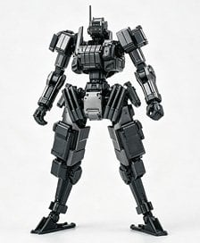 SHEIK MAINLAND 3 min project Series FENRIR Assault Type 1/18 Scale Plastic Model Kit (Deep Silver) (Plastic model)