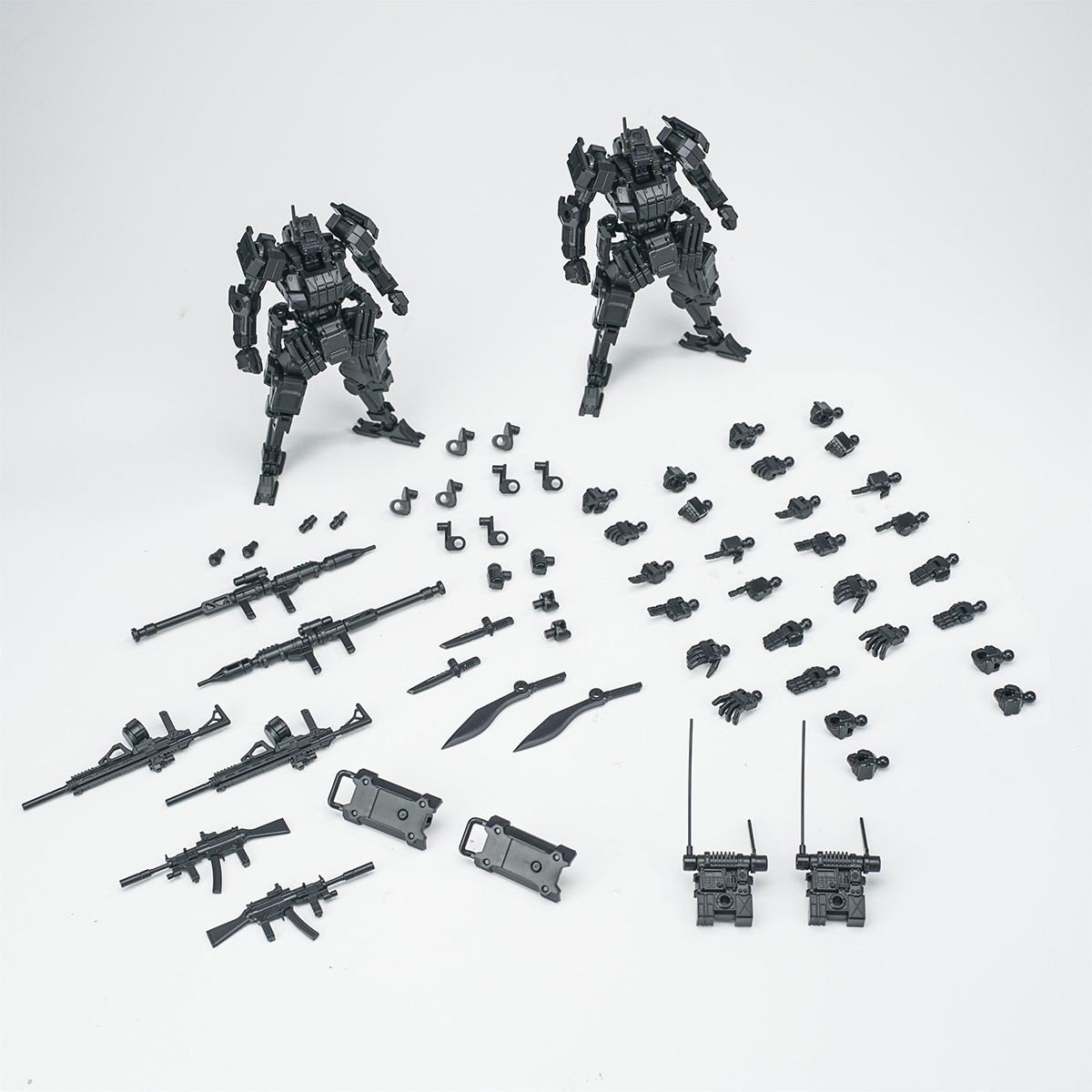 SHEIK MAINLAND 3 min project 시리즈 FENRIR 어썰트 타입 1/18 스케일 프라모델 (딥 실버) (플라스틱 모델) 이미지 3