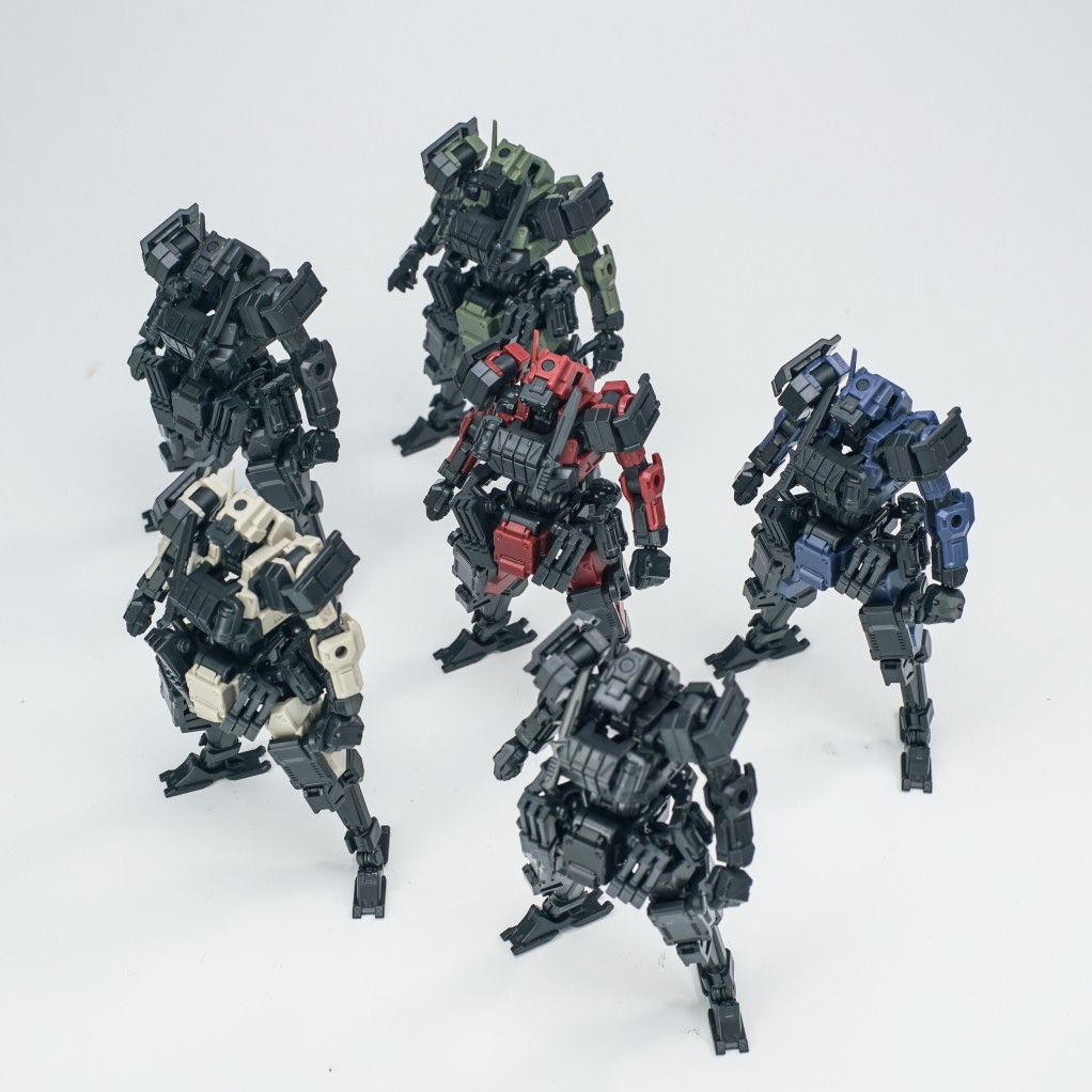 SHEIK MAINLAND 3 min project 시리즈 FENRIR 어썰트 타입 1/18 스케일 프라모델 (딥 실버) (플라스틱 모델) 이미지 5