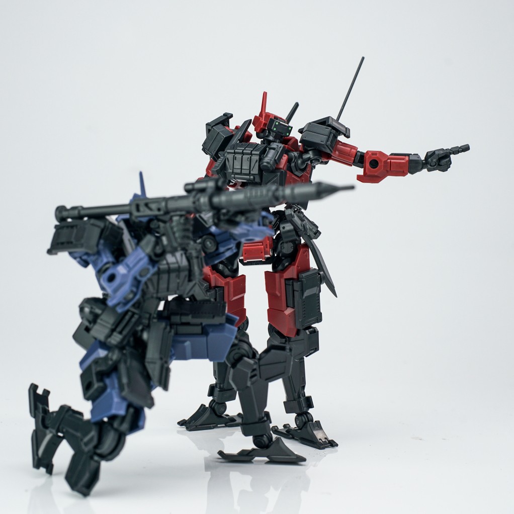 SHEIK MAINLAND 3 min project Series FENRIR Assault Type 1/18 Scale Plastic Model Kit (Red) (Plastic model) Bild 7