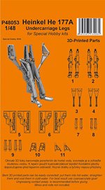CMK 하인켈 He 177A 언더캐리지 레그 (스페셜 하비용) (프라모델)