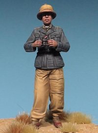 The Bodi German Luftwaffe Officer (Afrika Korps) WW II (Plastic model)