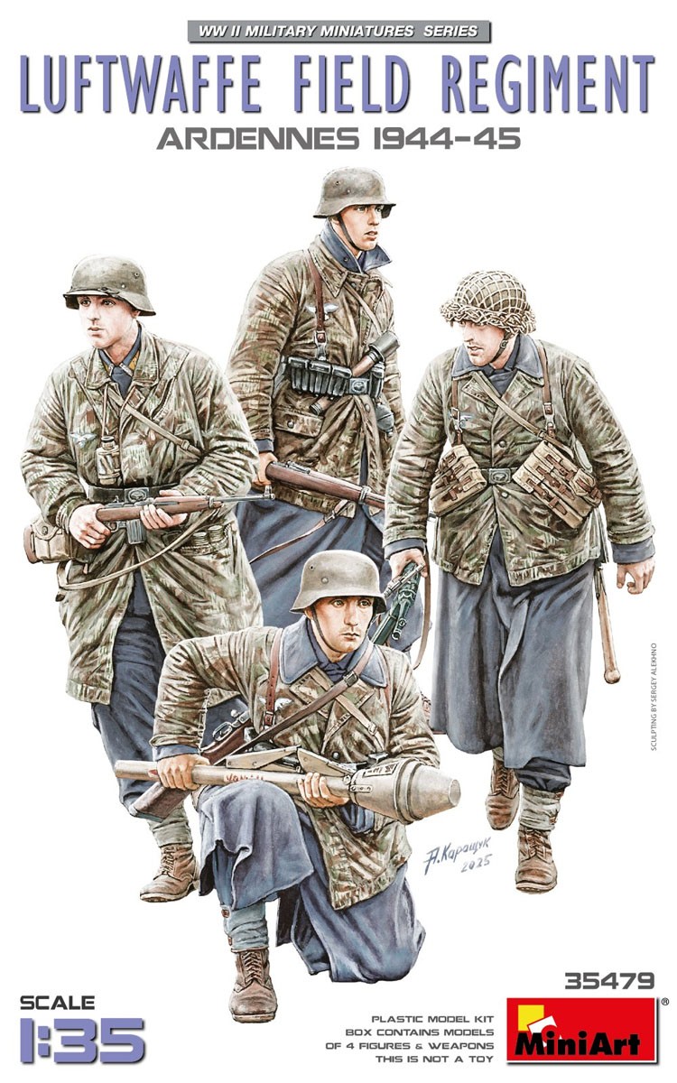 Mini Art 독일 공군 야전연대. 아르덴 1944-45 (프라모델) 이미지 2