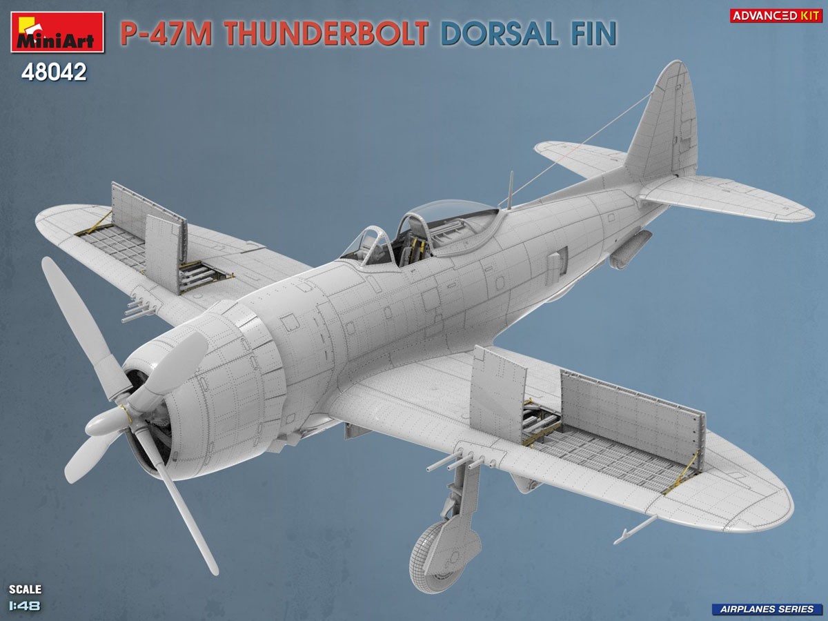 Mini Art P-47M THUNDERBOLT. DORSAL FIN. ADVANCED KIT (Plastic model) image 5