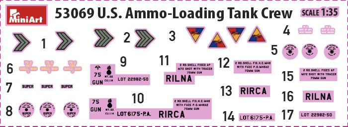 Mini Art U.S. AMMO-LOADING TANK CREW. 2ND EDITION (Plastic model) gambar 3