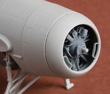 SBS Wildcat F4F-3/4 intercooler scoops (for Arma Hobby) (Plastic model)