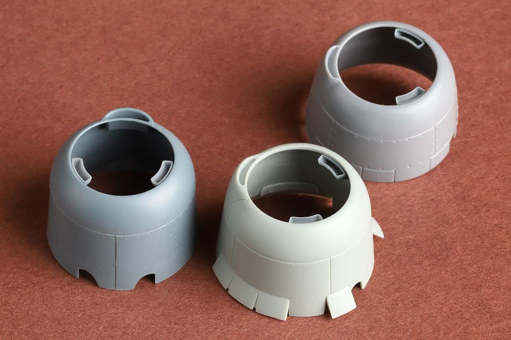 SBS Wildcat F4F-3/4 intercooler scoops (for Eduard/Tamiya/Academy) (Plastic model) Bild 5