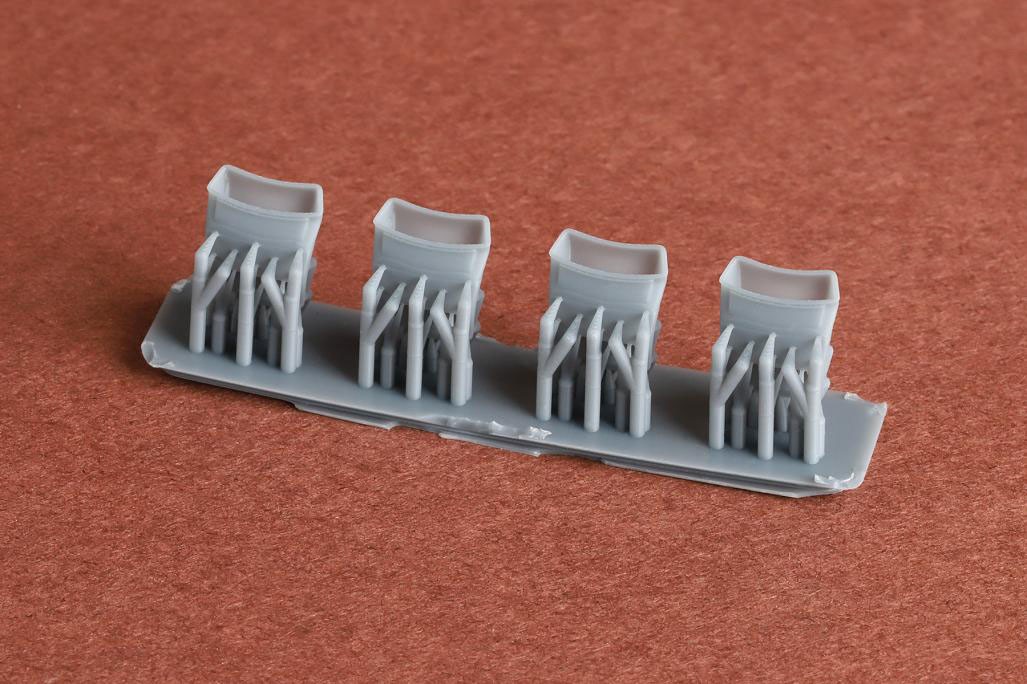 SBS Wildcat F4F-3/4 intercooler scoops (for Eduard/Tamiya/Academy) (Plastic model) Bild 6
