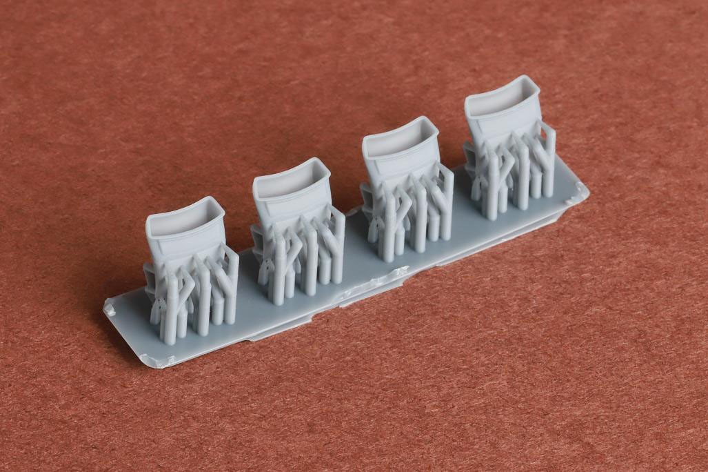 SBS Wildcat F4F-3/4 intercooler scoops (for Eduard/Tamiya/Academy) (Plastic model) Bild 7