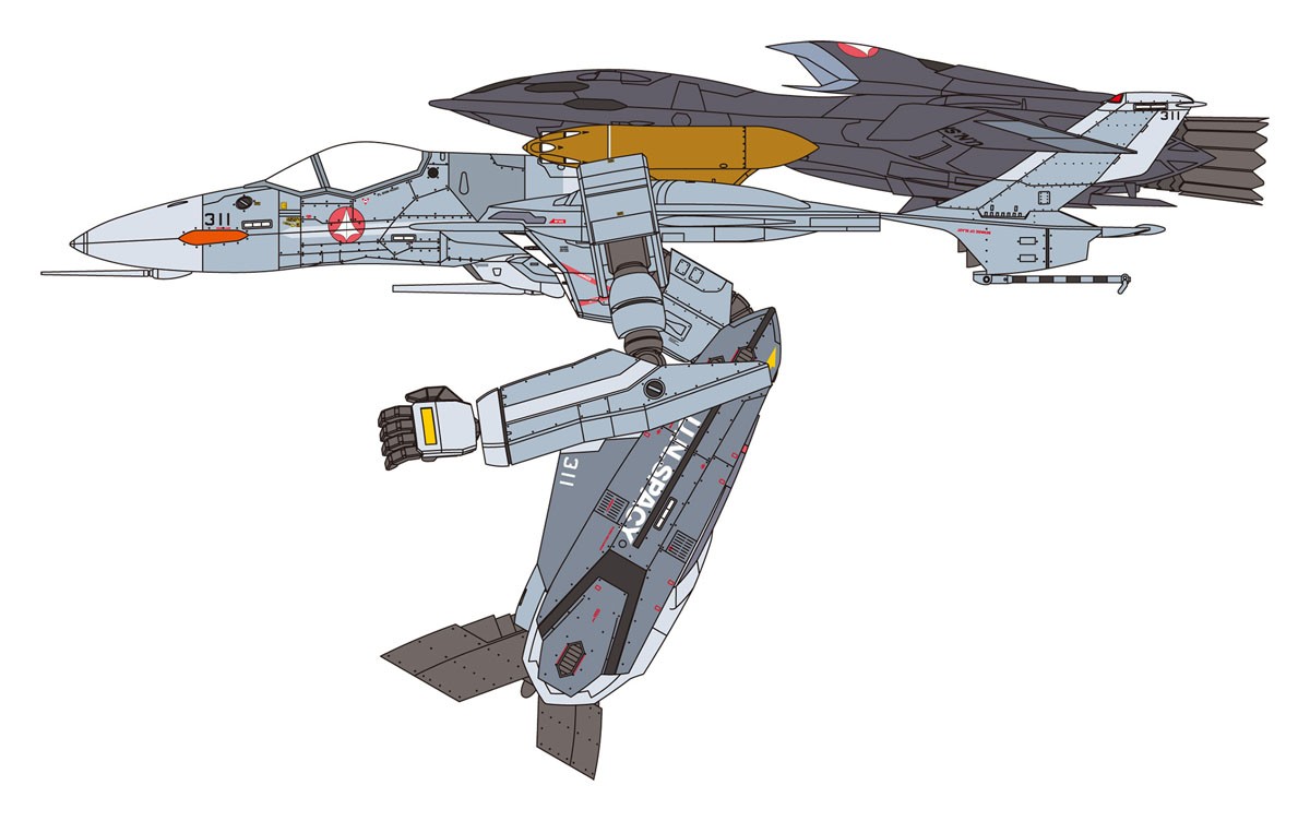 Hasegawa VF-0A Gerwalk w/Ghost `Macross ZERO` (Plastic model) hình ảnh 3