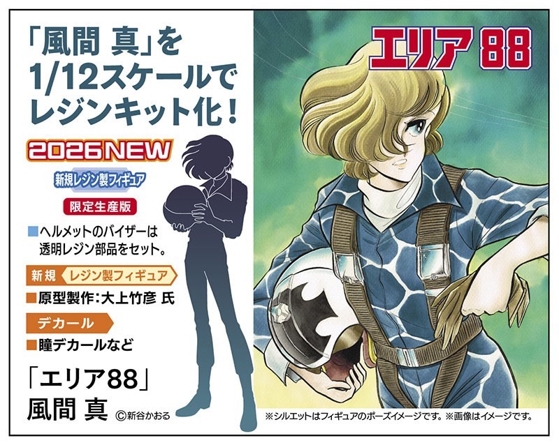 Hasegawa [Area88] Shin Kazama (Plastic model) รูปภาพ 4