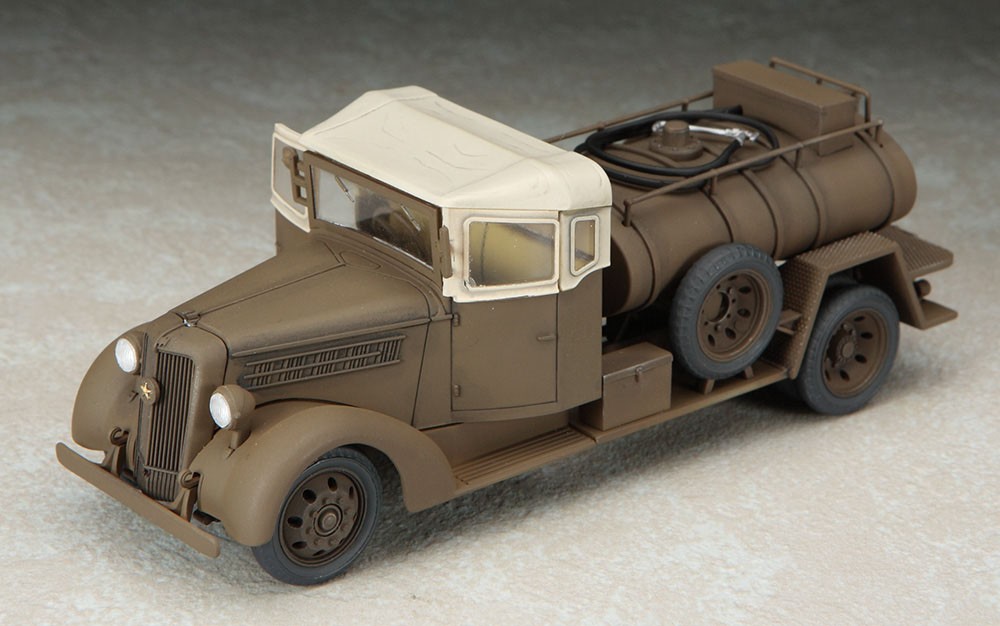 Hasegawa Kawasaki Ki-45Kai Type2 Double Seats Fighter Toryu Kou w/Isuzu TX40 Tanker &amp; 4x4 Kurogane (Type 3) (Plastic model) imagen 5