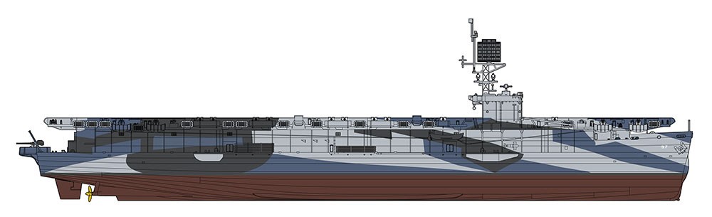 Hasegawa U.S. Navy Escort Carrier CVE-57 USS Anzio (Plastic model) gambar 3
