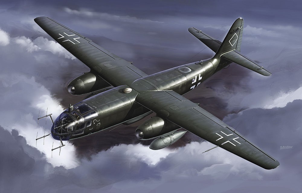 Hasegawa 아라도 Ar234B-2/N 나흐티갈 w/낙소스 레이더 (프라모델) 이미지 3
