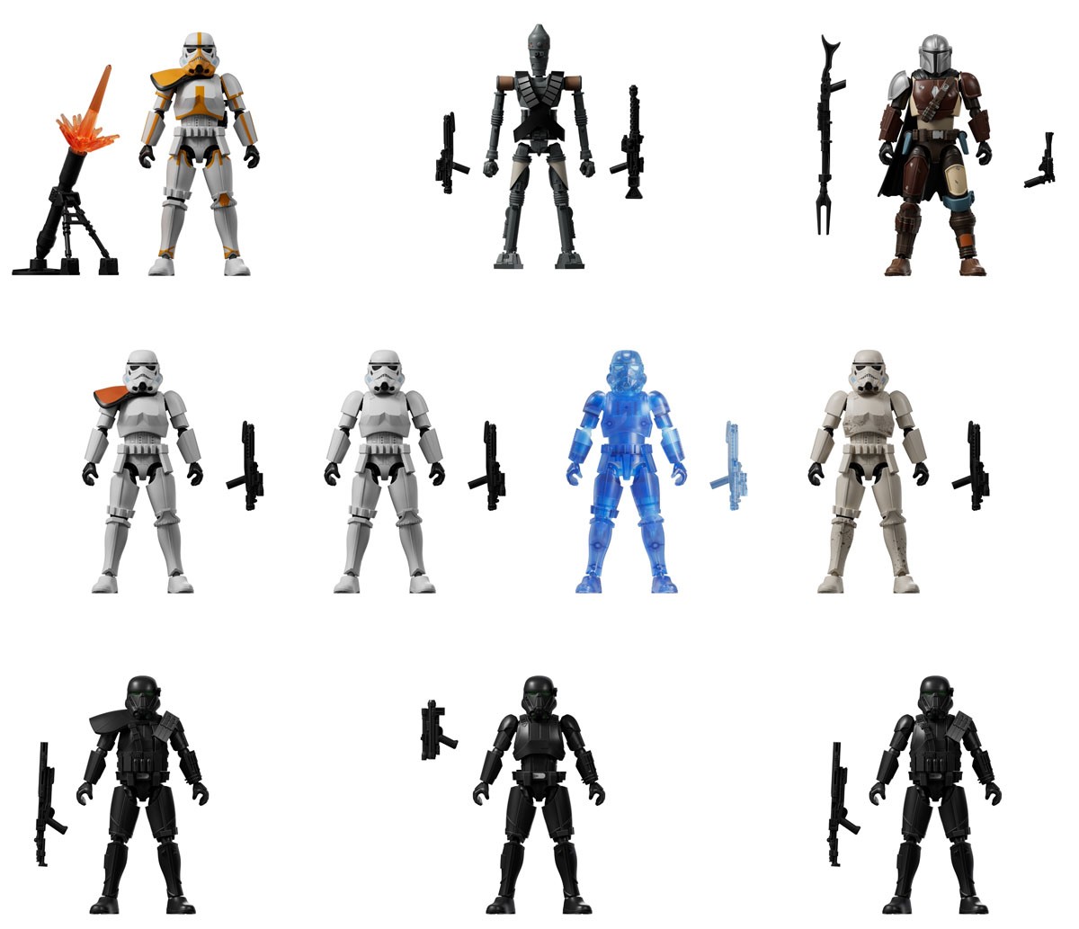 Blokees STAR WARS: The Mandalorian Series Galexy Version 03 Trooper Collection (Set of 9) (Plastic model) image 3