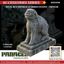 Paracel Miniatures Royal Hue Imperial Guardian Statue - Vietnam (Plastic model)