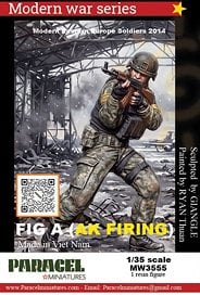 Paracel Miniatures Modern Eastern Europe Soldiers 2014 FIG A (AK Firing) (Plastic model) Bild 1