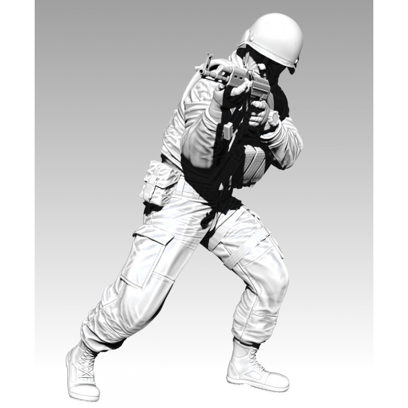Paracel Miniatures Modern Eastern Europe Soldiers 2014 FIG A (AK Firing) (Plastic model) Bild 3