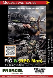 Paracel Miniatures Modern Eastern Europe Soldiers 2014 FIG B (RPG Man) (Plastic model) Bild 1