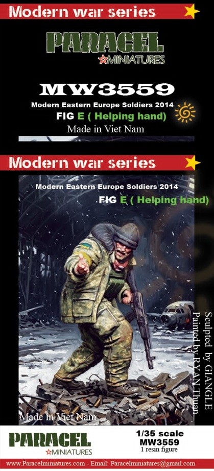 Paracel Miniatures Modern Eastern Europe Soldiers 2014 FIG E (Helping hand) รูปภาพ 2