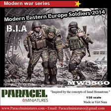 Paracel Miniatures Modern Eastern Europe Soldiers 2014 B.I.A (Plastic model)