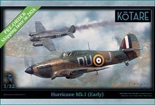 Kotare-Models Hurricane Mk.I (Early) Preorder (Plastic model)